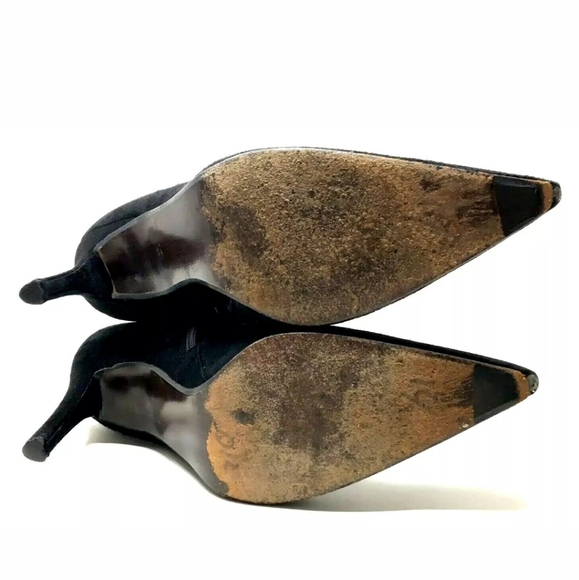 Stuart Weitzman Boots Womens' Black Suede 6M - Picture 6 of 8